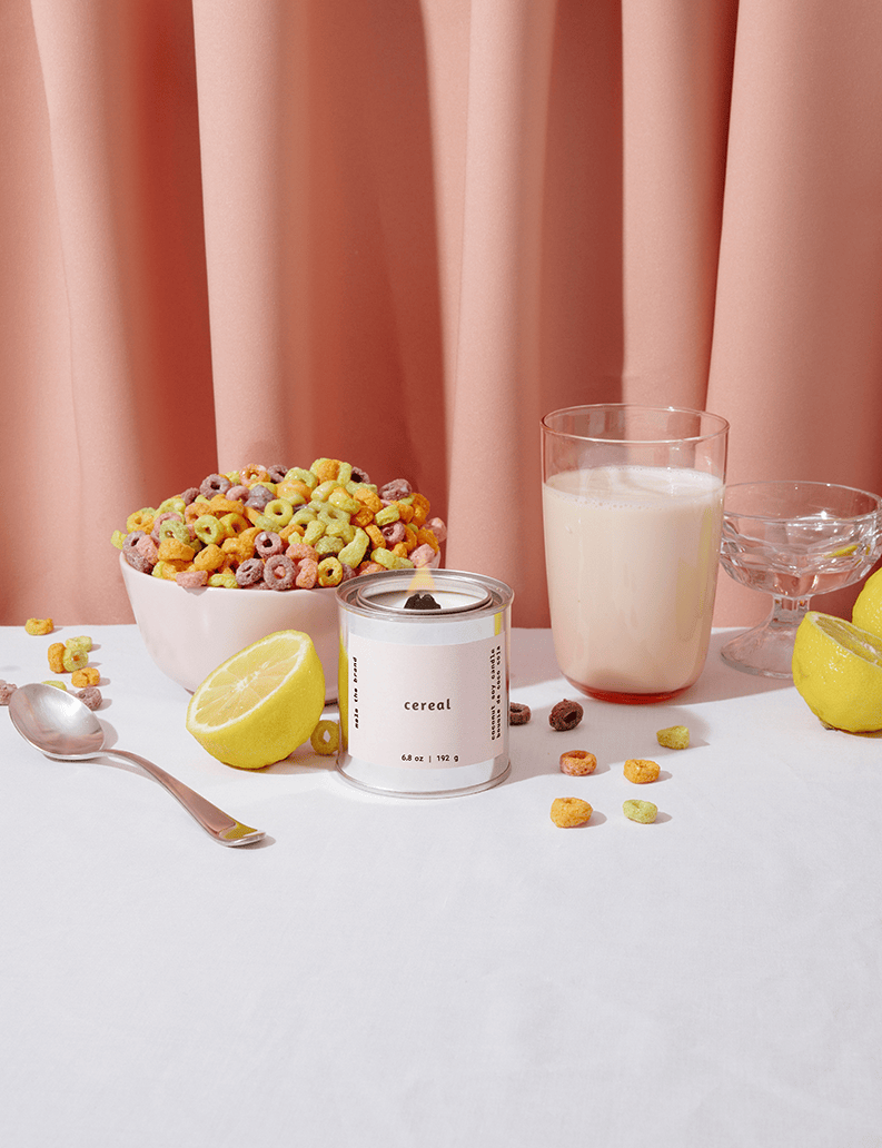 Bougie Cereal, agrumes, baies et citron