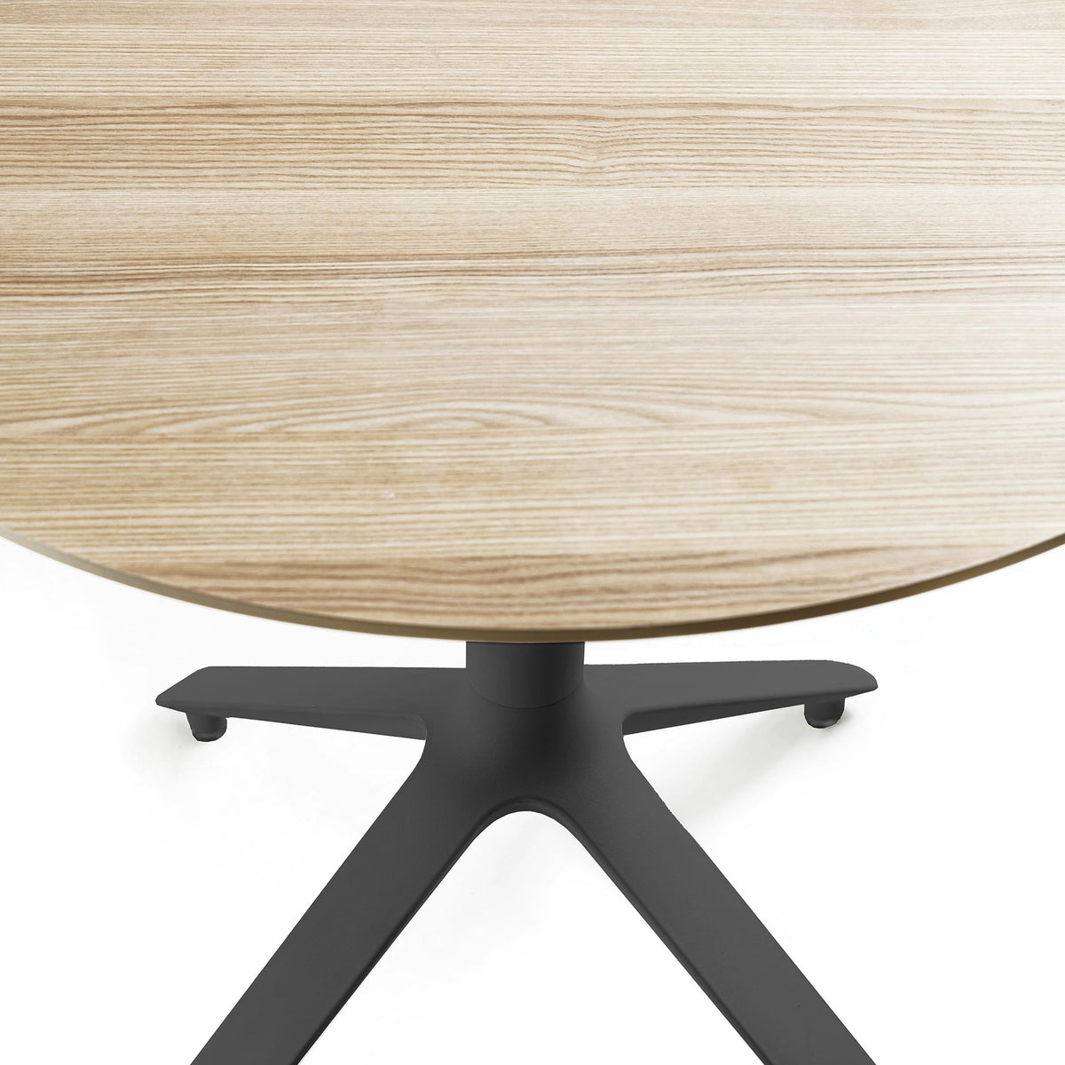Table d'appoint EEX, dessus en bois, ronde ou carrée, pour l'intérieur