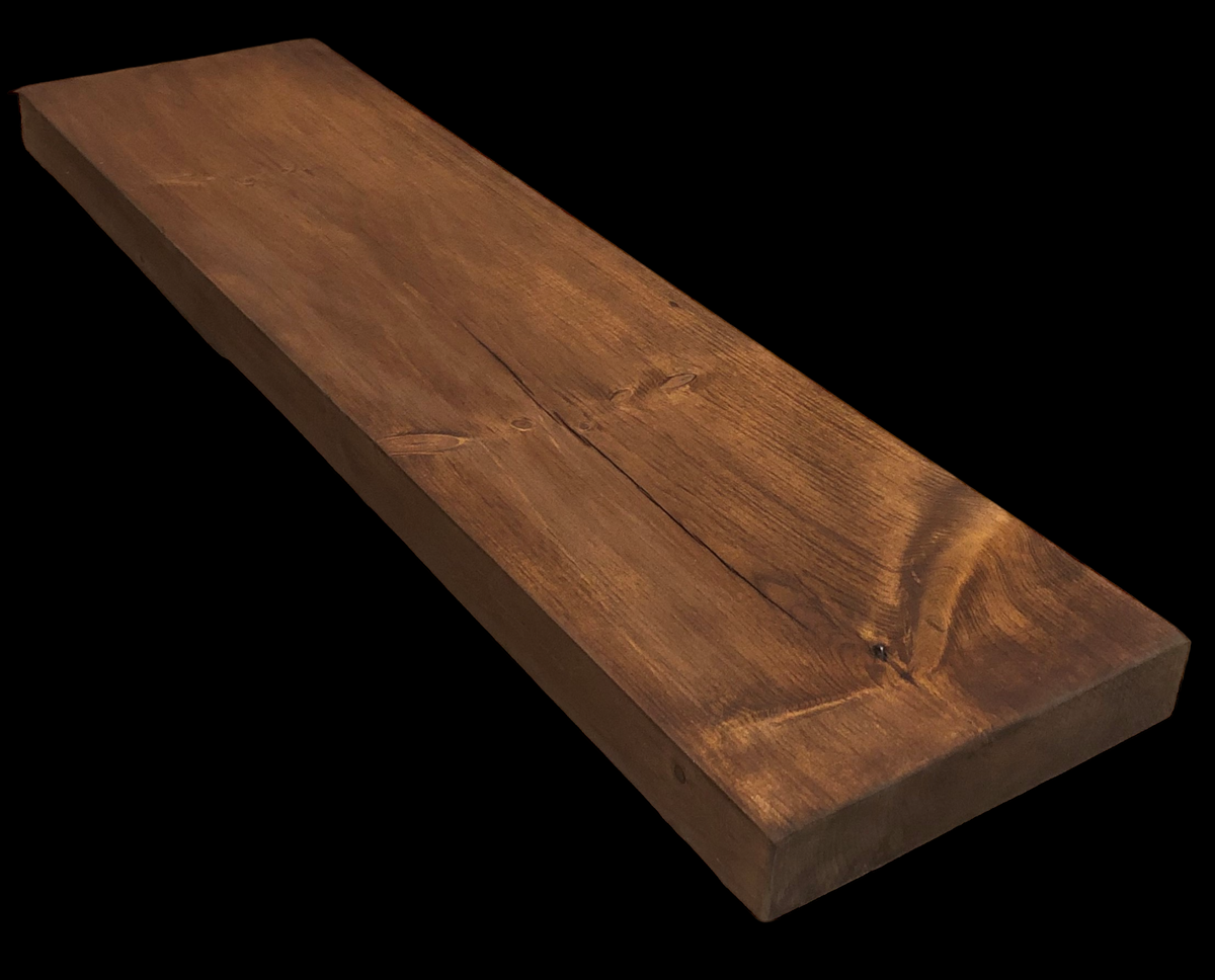 Tablette murale en bois 2 po – plusieurs formats