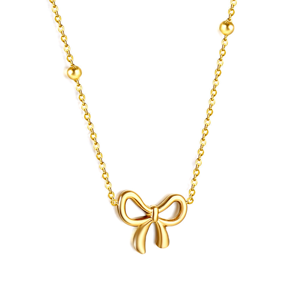 Collier pendentif nœud Charming Bow