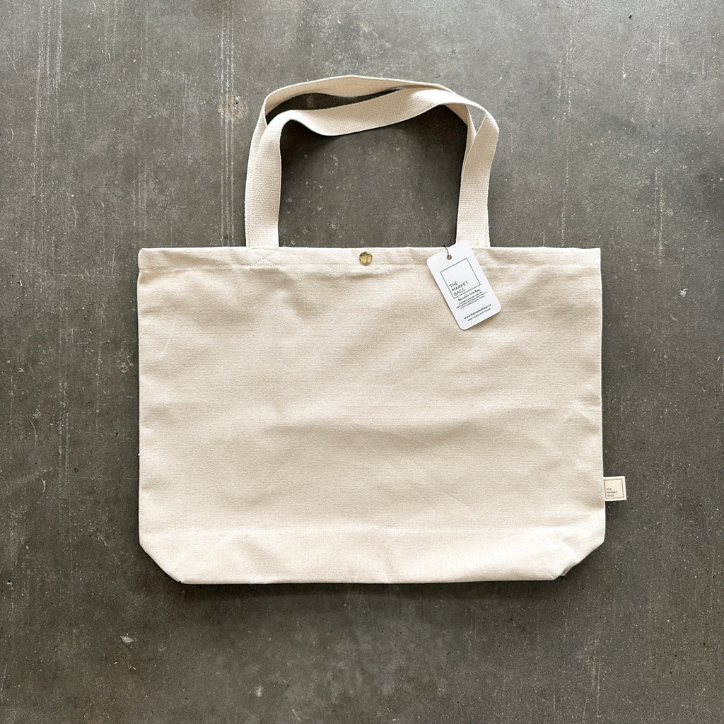 Sac fourre-tout surdimensionné en coton recyclé
