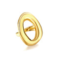 Bague dorée Golden Organic Embrace