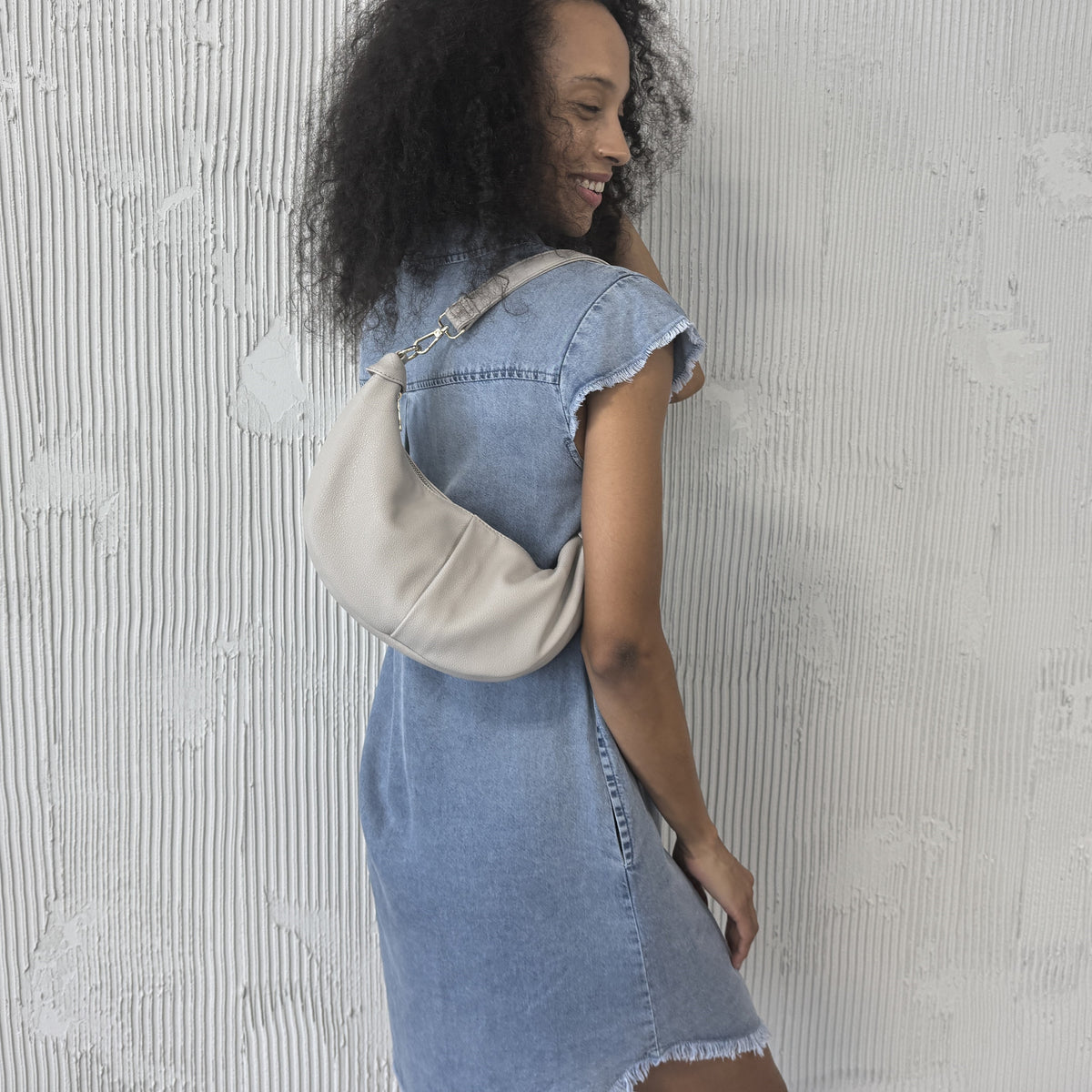Sac bandoulière convertible Kingston en croissant