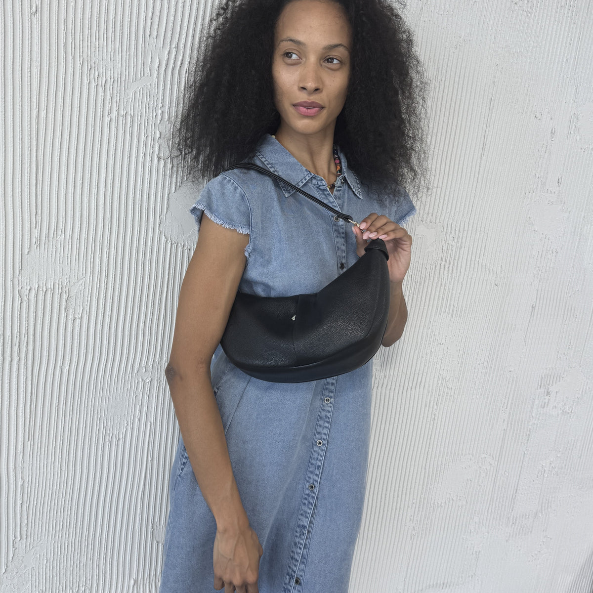 Sac bandoulière convertible Kingston en croissant