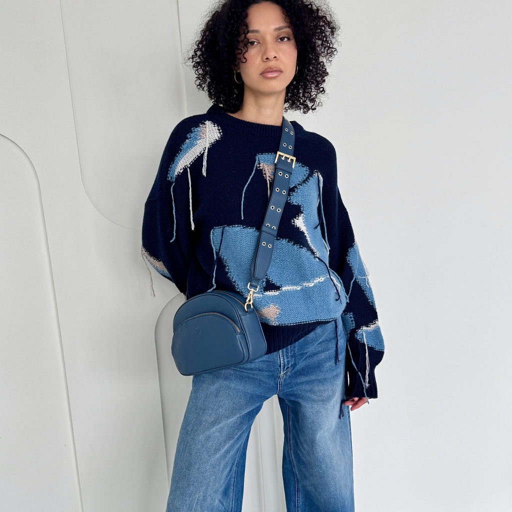 Sac bandoulière Maddison en cuir végane