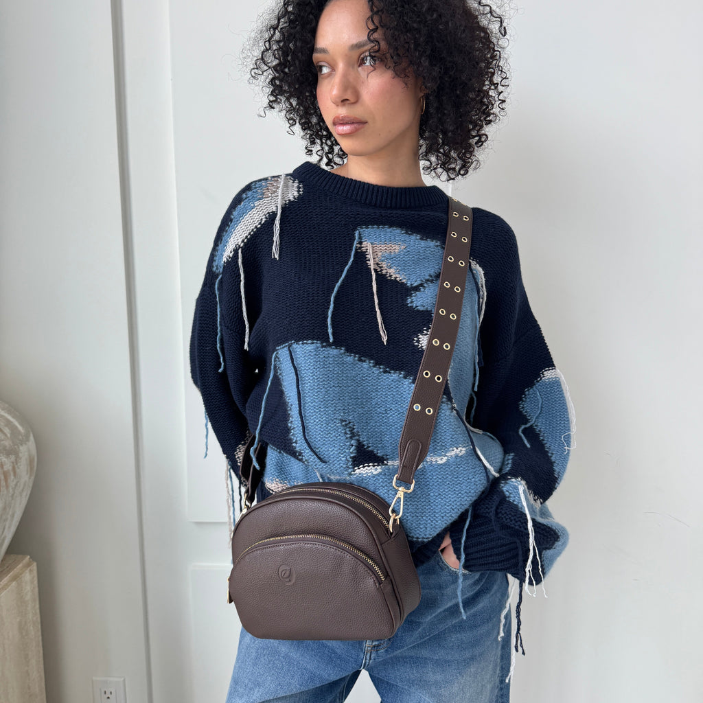 Sac bandoulière Maddison en cuir végane