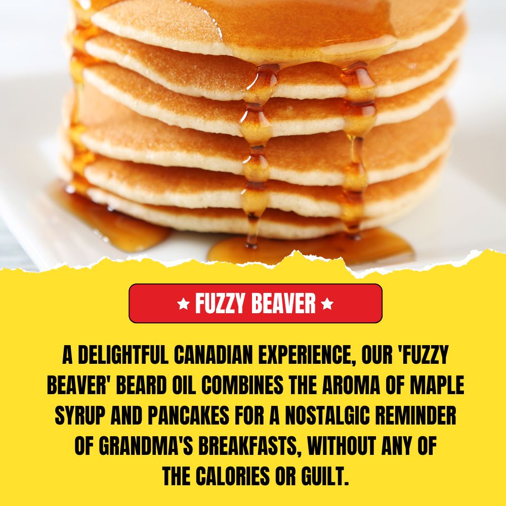 Fuzzy Beaver Beard Oil (30 mL), Maple Syrup and Vanilla
