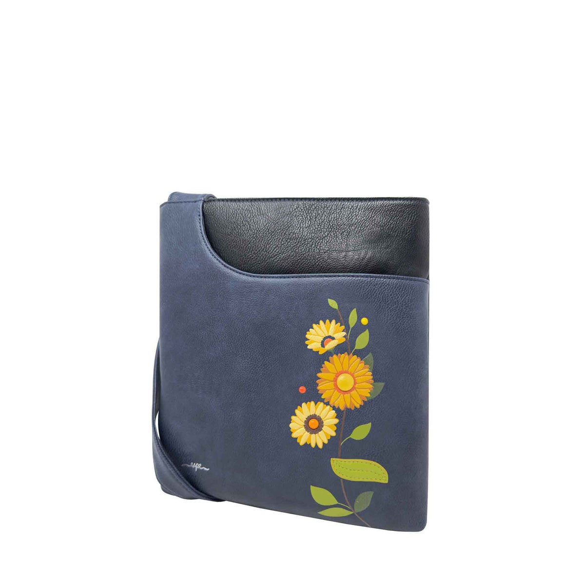 Sac bandoulière Joyful à appliqué floral