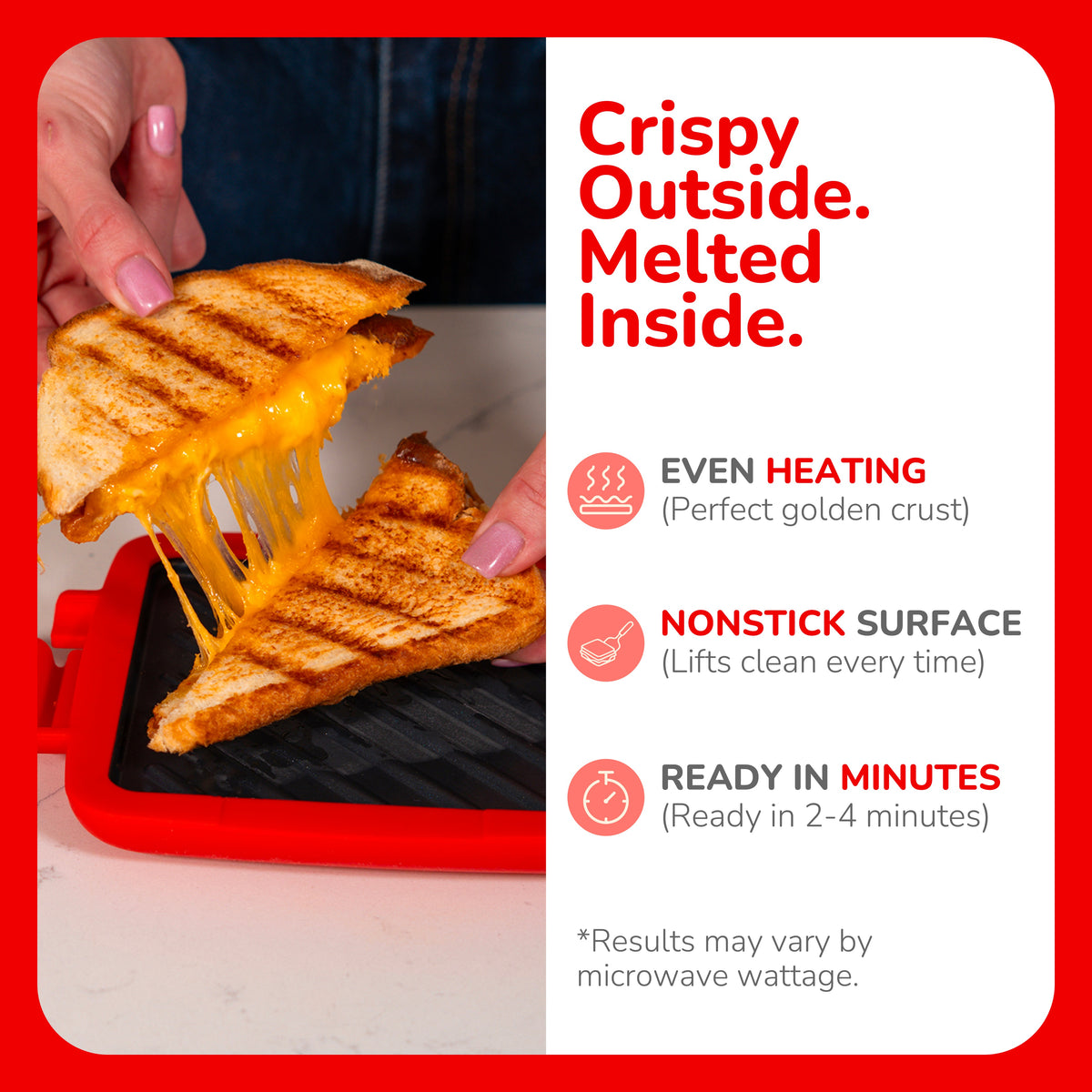 Gril à sandwich pour micro-ondes Micro Grill Classic