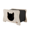 Maison hamac pour chat avec surface à griffer, Noba