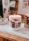 Bougie réutilisable Montréal, rose noire et palo santo