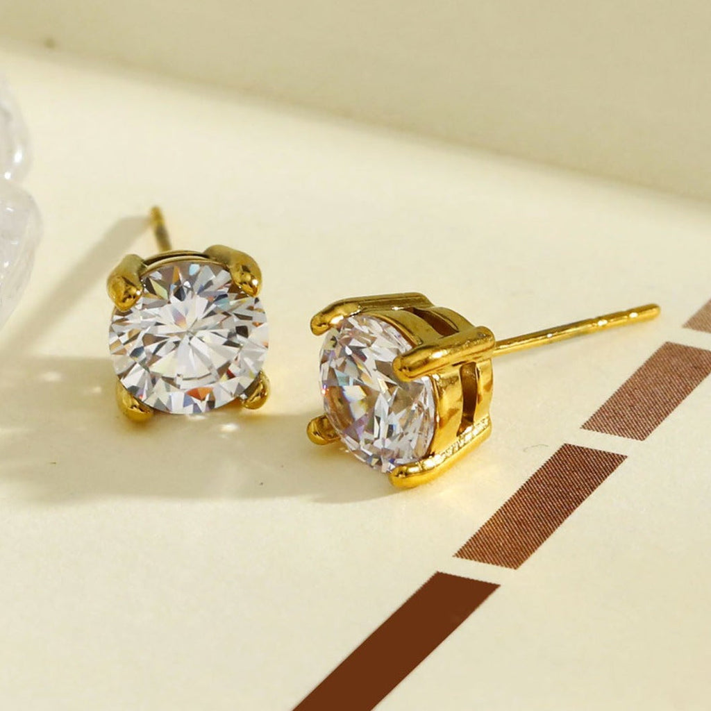 CODI Gold: Moissanite (Diamond Alternative) Essential Daily Studs