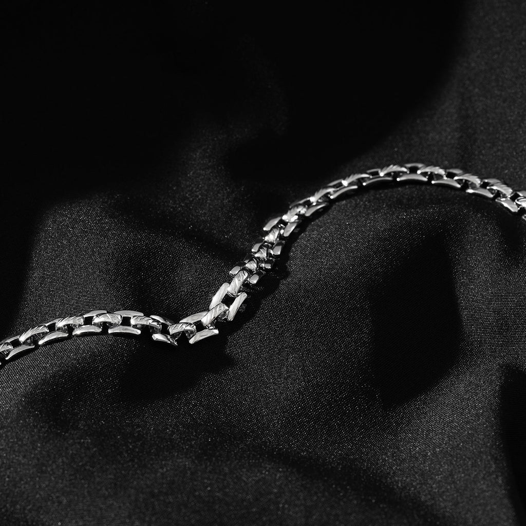PROVINIA : bracelet argenté style montre rétro