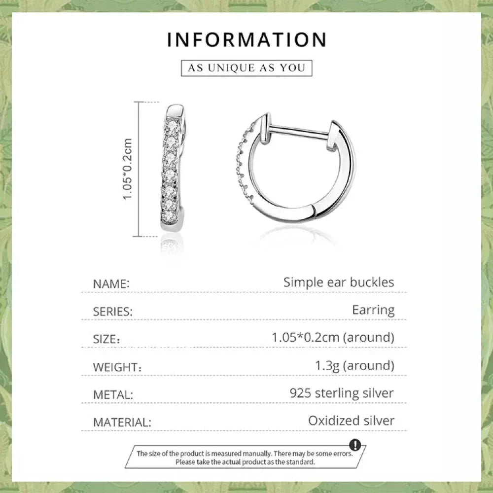 Petits anneaux en argent sterling 925