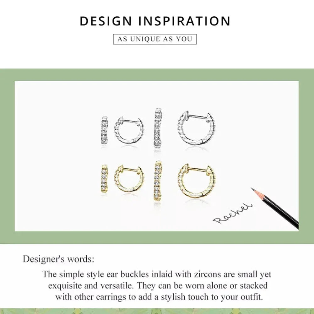 Petits anneaux en argent sterling 925