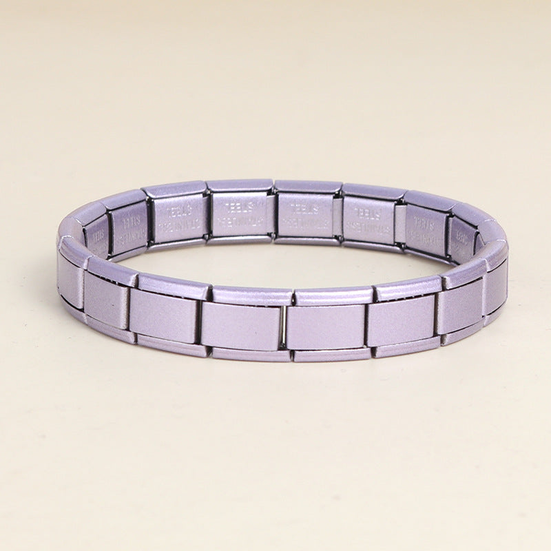 Bracelet modulaire élastique à assembler soi-même