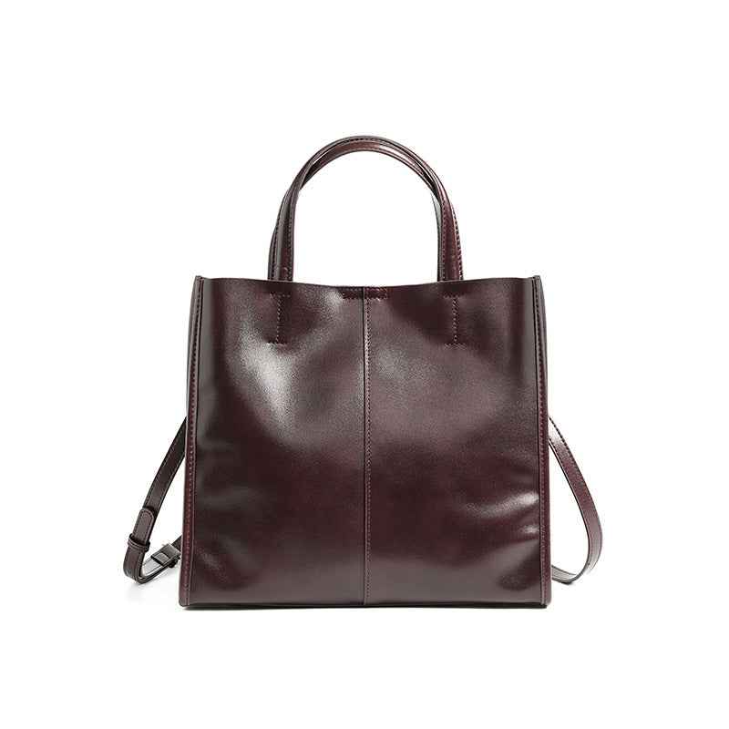 Sac à main en cuir véritable pour femme