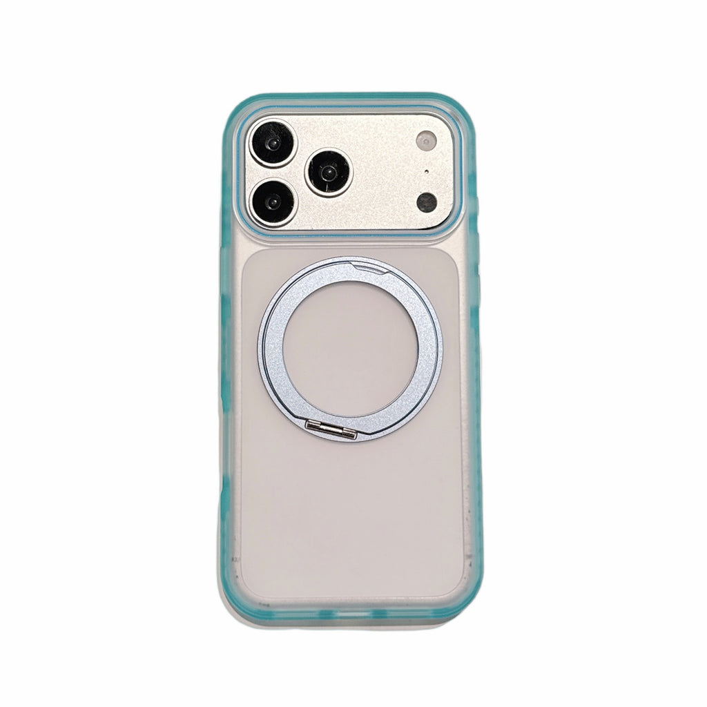 Coque de téléphone aimantée sablée pour iPhone