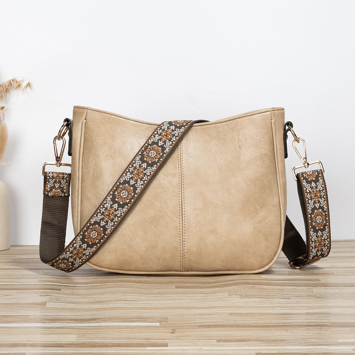 Sac bandoulière simple pour femme, similicuir
