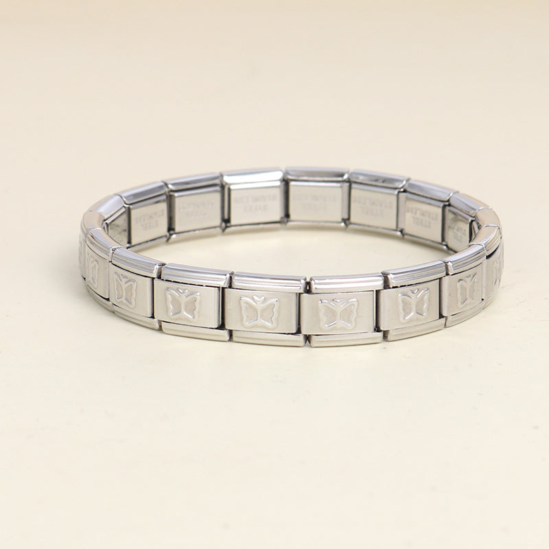 Bracelet modulaire élastique à assembler soi-même