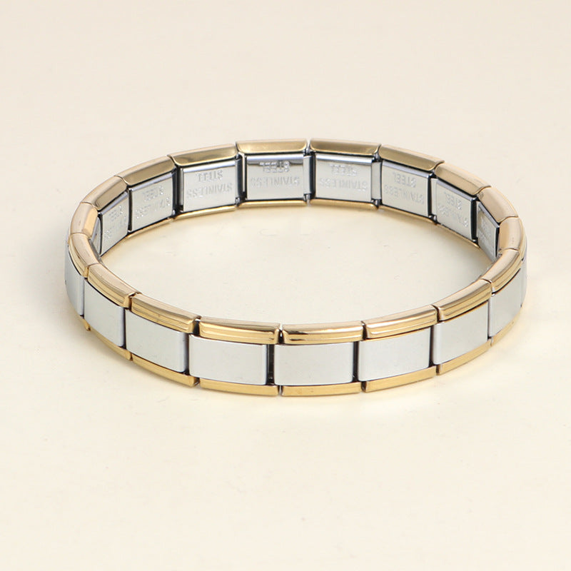 Bracelet modulaire élastique à assembler soi-même