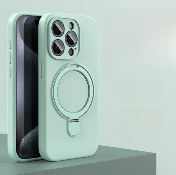 Coque aimantée avec support pour iPhone