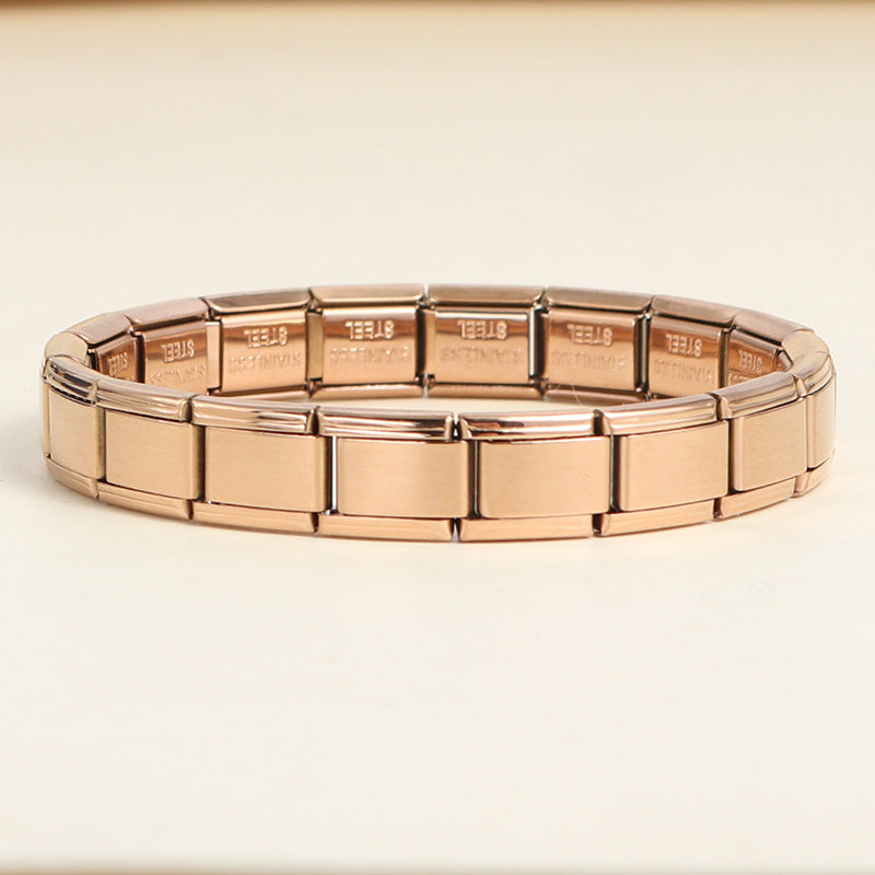 Bracelet modulaire élastique à assembler soi-même