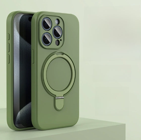 Coque aimantée avec support pour iPhone