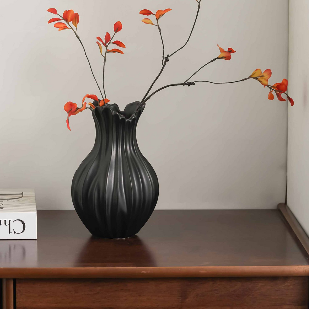Fan Ceramic Vase
