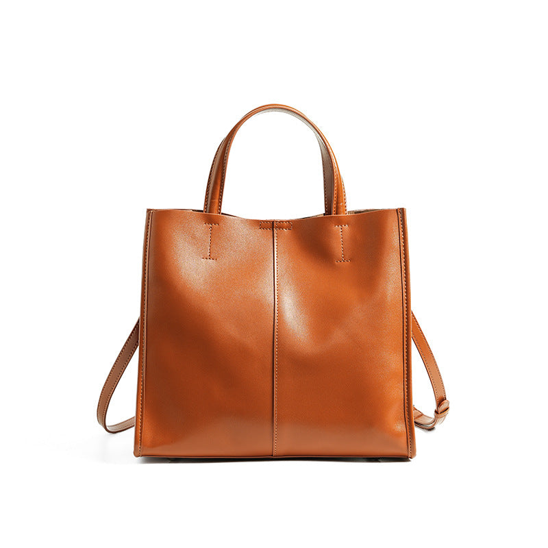 Sac à main en cuir véritable pour femme