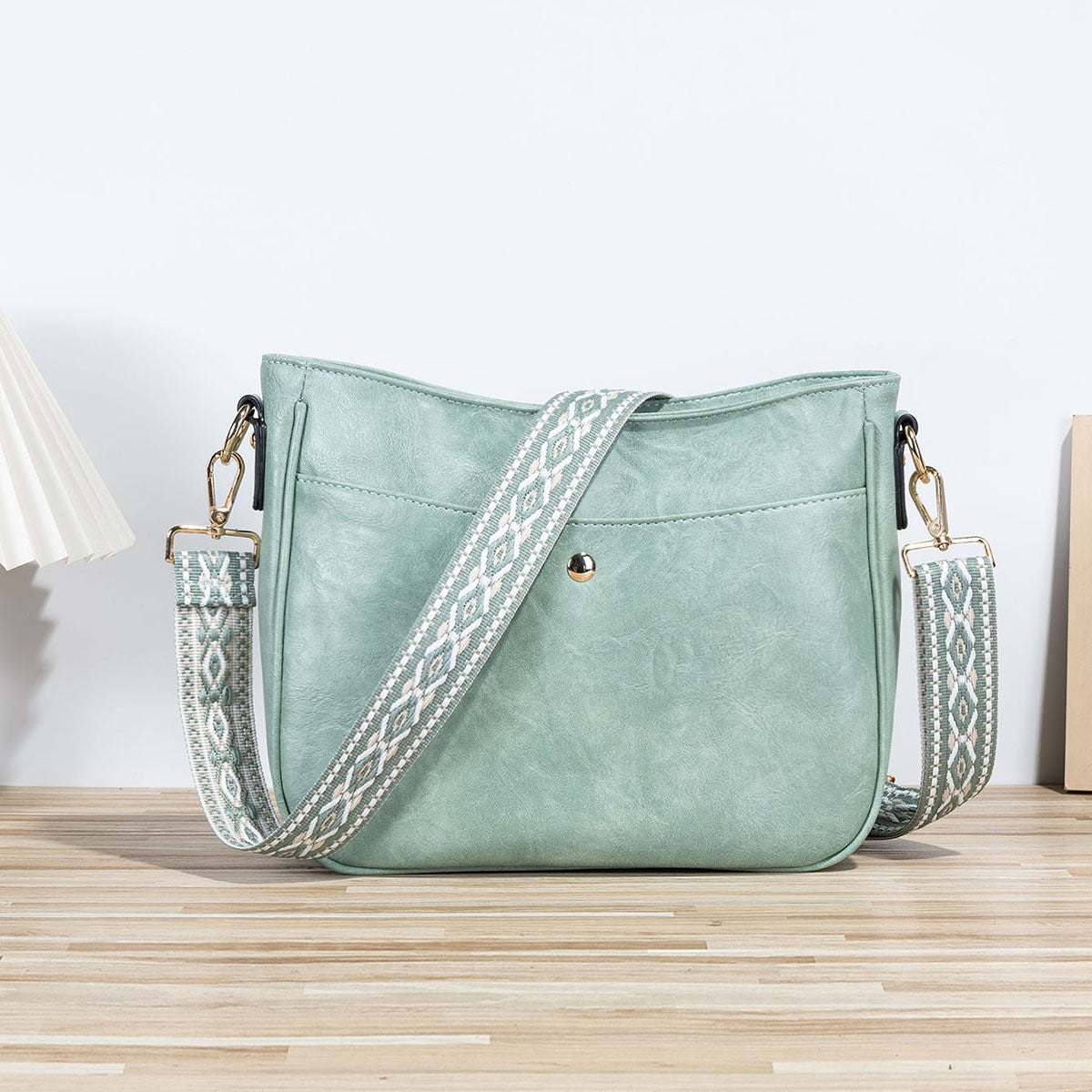 Sac bandoulière simple pour femme, similicuir