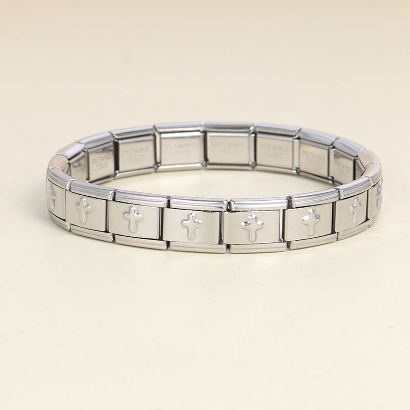 Bracelet modulaire élastique à assembler soi-même