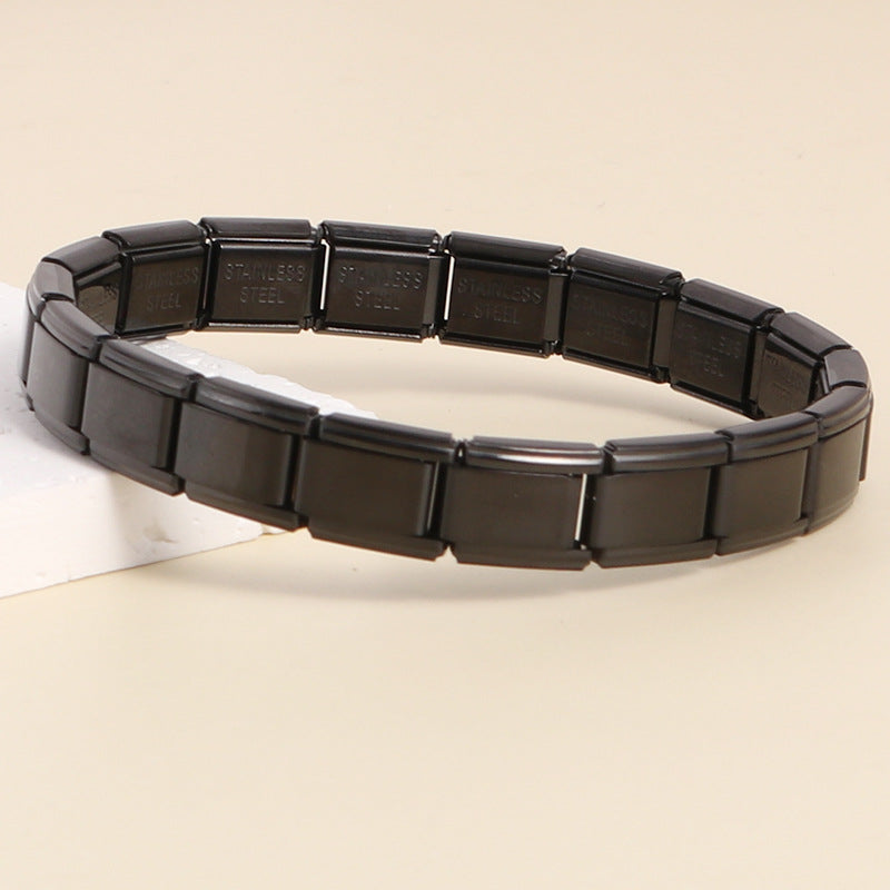 Bracelet modulaire élastique à assembler soi-même