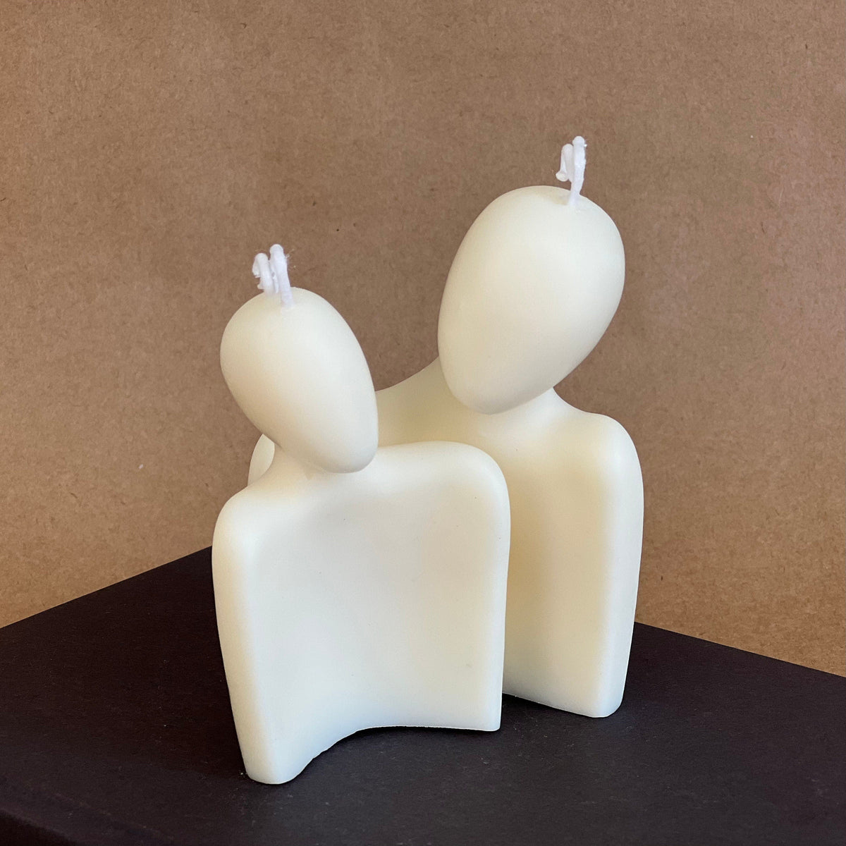 Ensemble de bougies couple, décoratives