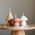 Ensemble de bougies champignons, décoratives