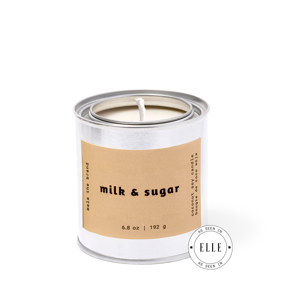 Bougie Milk and Sugar, vanille, cannelle et crème
