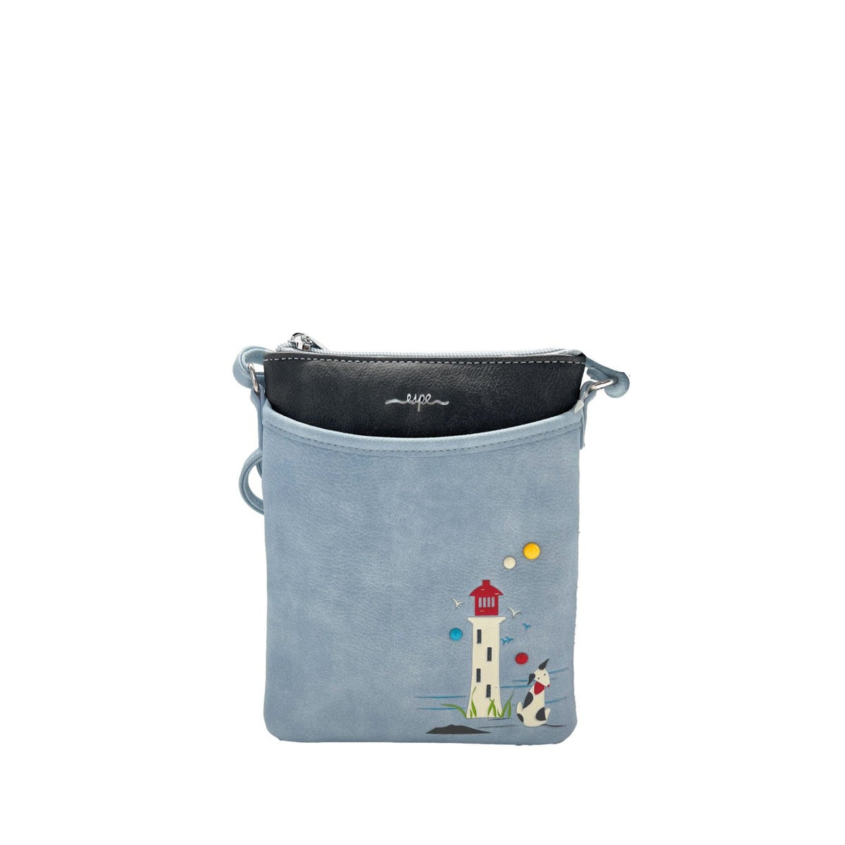 Mini sac bandoulière Milo, chiot et phare