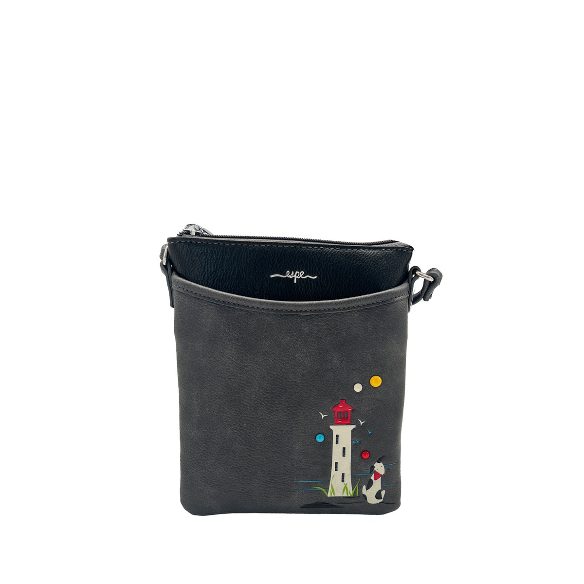 Mini sac bandoulière Milo, chiot et phare